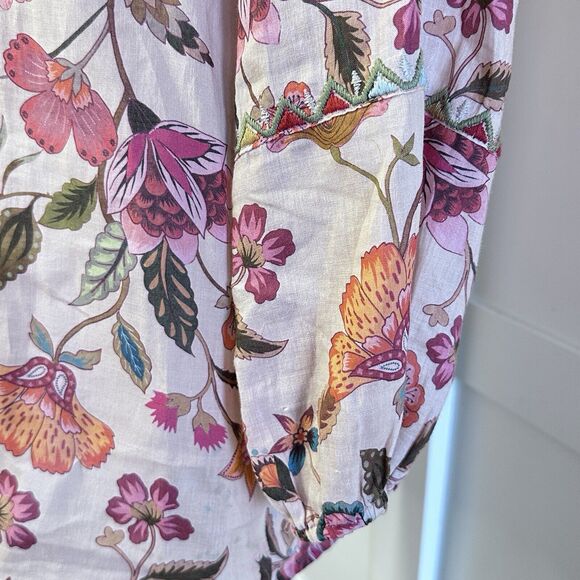 Johnny Was Workshop Pink Paris‎ Effortless Blouse, Size S - read description - Picture 6 of 11